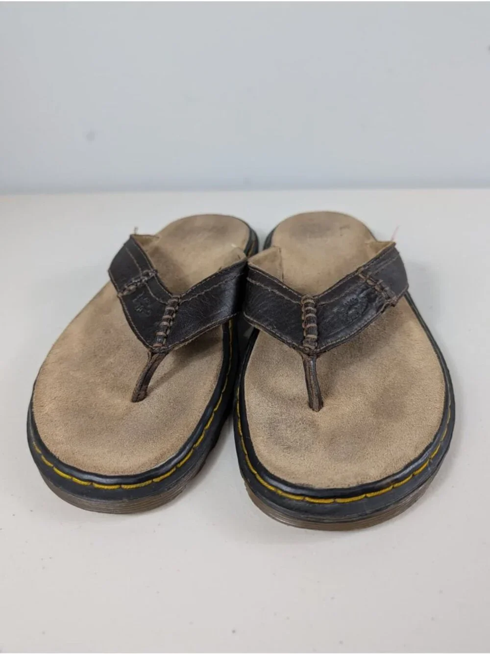 Dr Marten's brown leather sandals unisex size 9M 10W
